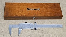 Starrett No. 123 E + M Master vernier caliper - 6" - 150 mm - Made in U.S.A. 