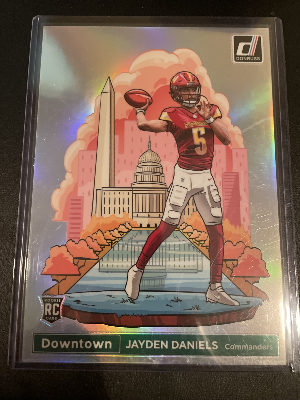 2024 Panini Donruss - Downtown! Jayden Daniels #16 Oversized (RC)