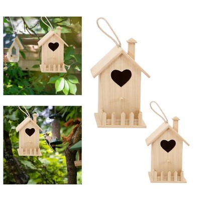 Vogelhaus aus zum Selbermachen: Bemalbare Vogelnester, DIY-Bastelidee,