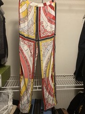 Tory Burch Silk Multicolor Pants Size 0