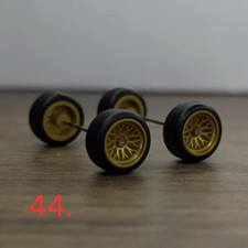 1:64 Räder Satz CustomWheels Felgen Rims Gummireifen Hot Wheels Matchbox DieCast