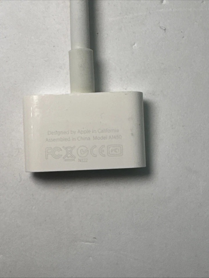 Cable adaptador OEM genuino Apple Lightning a 30 PIN para iPhone iPod iPad A1450 Foto 4 de 4