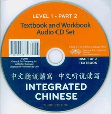 Integrated Chinese Level 1 Textbook and Workbook Audio CD Set, CD/Spoken Word...