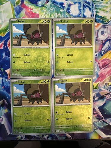 4x Reverse Holo Rellor Surging Sparks