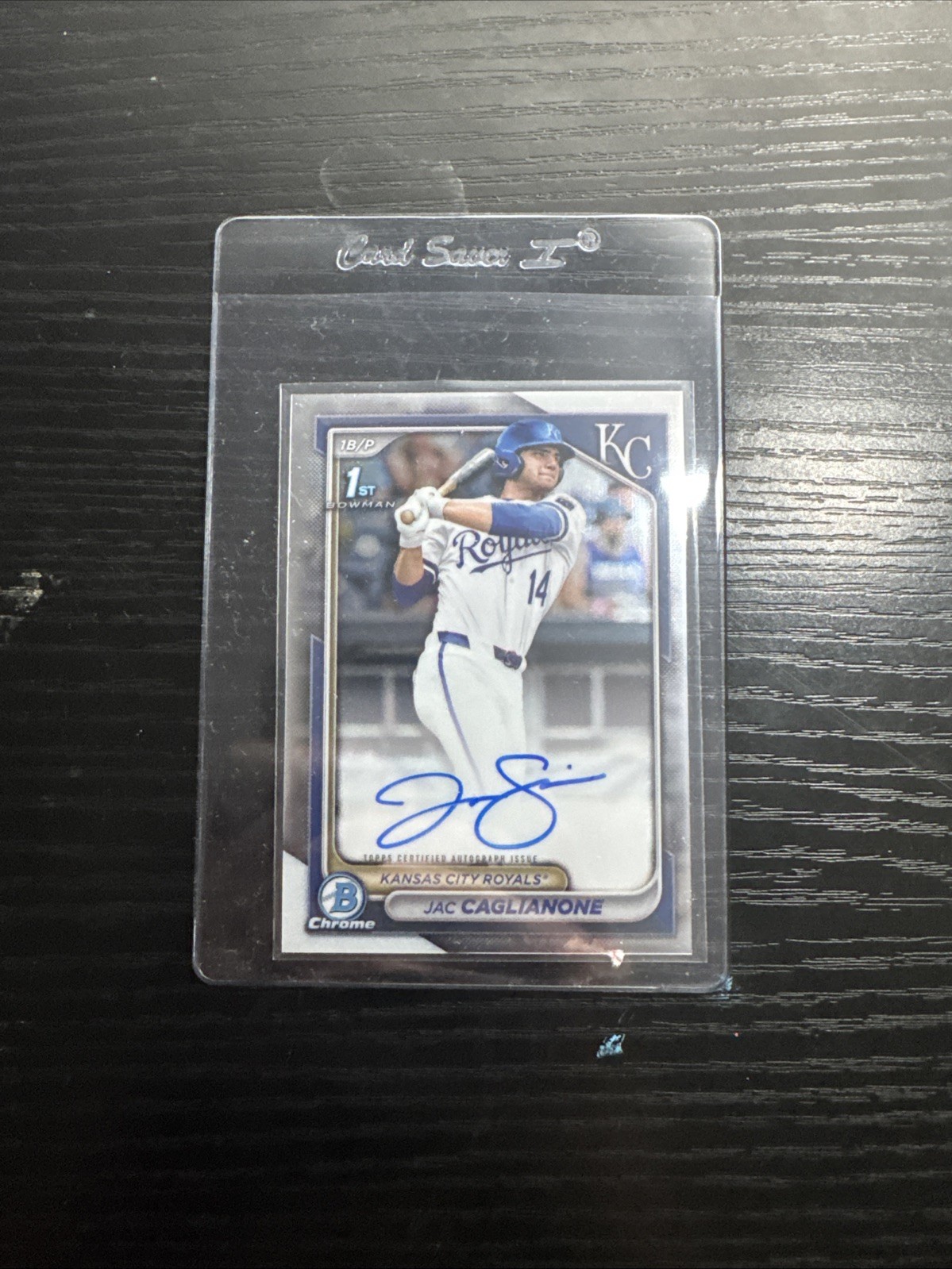 2024 Bowman Draft Jac Caglianone Chrome Auto 1st Prospect #CPA-JC Royals