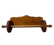 Goodwood Genuine Teak Paper Towel Holder Vintage