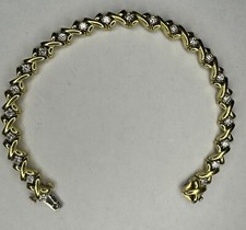 Vintage Cartier 14k Diamond Tennis Bracelet
