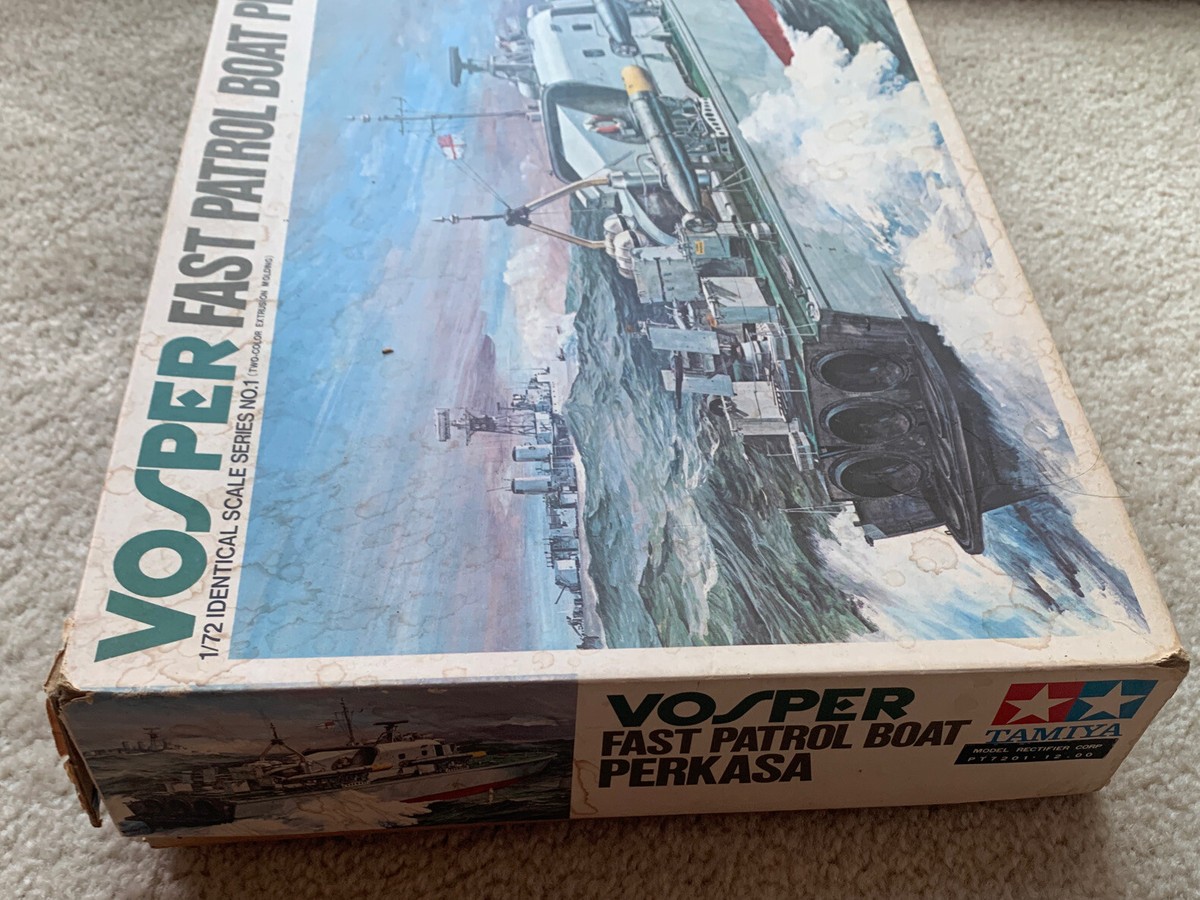 Tamiya Vosper Fast Patrol Boat Perkasa 1/72 Scale Model Kit