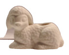 +Bisque L*815.C -49.295 Ceramic Ready to Paint Sheep Toothpick Holder