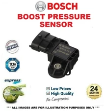 BOSCH BOOST PRESSURE SENSOR for RENAULT CAPTUR 1.2 TCe 120 2013->on