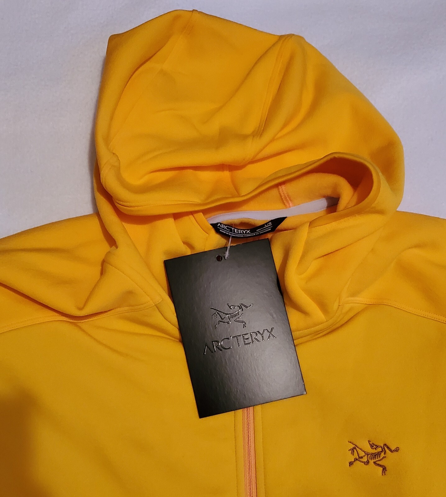 ARC'TERYX Arcteryx Giacca con cappuccio in pile da uomo Edziza Kyanite Polartec 2XL Nuova