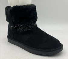 Arizona Jean Co Sullivan Black Shearling Style Boots Women's Size 7M