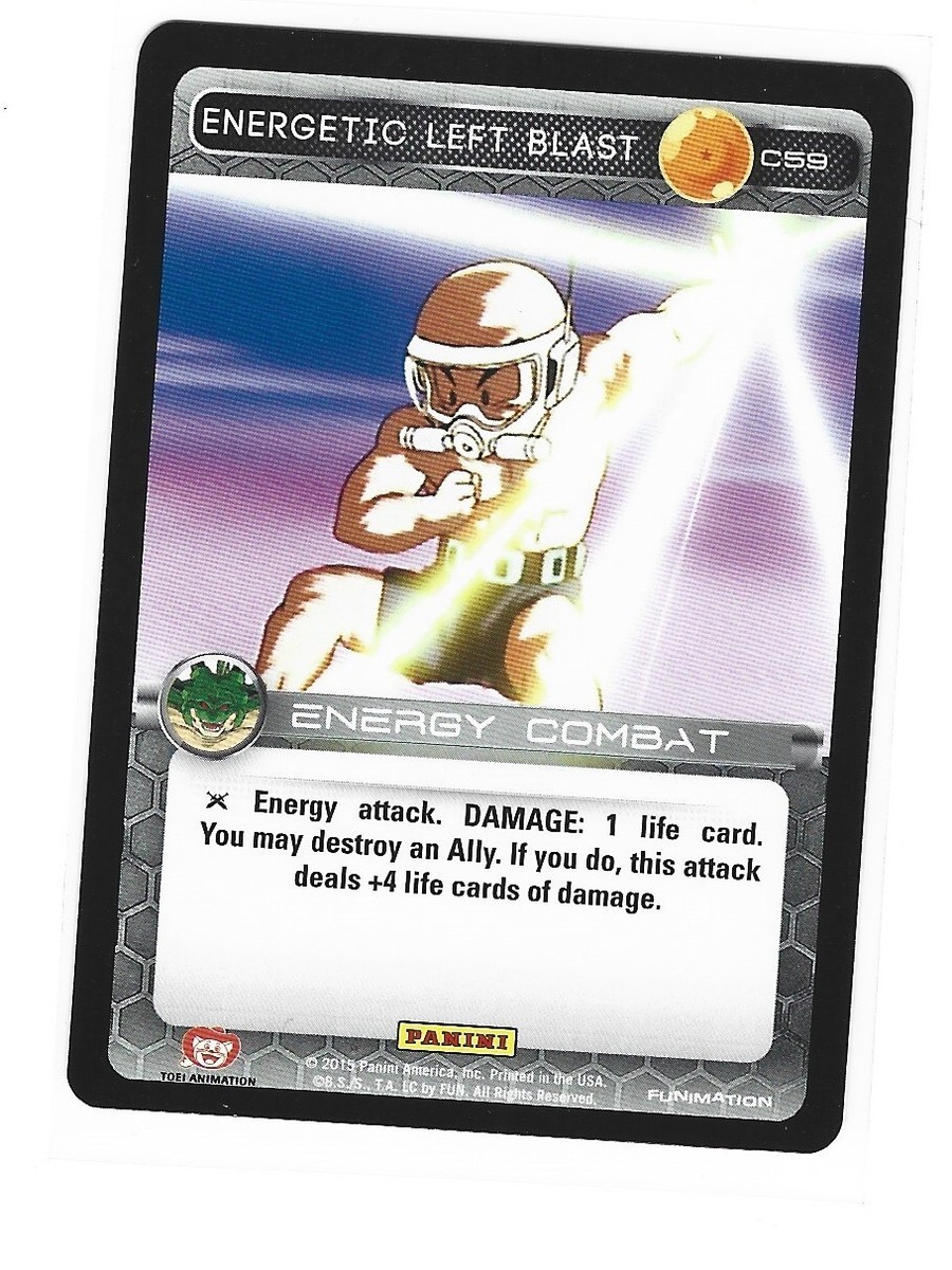 エナジーカー ドラゴンボールカード Dragon Ball Z TCG Card Panini Heroes & Villains C59