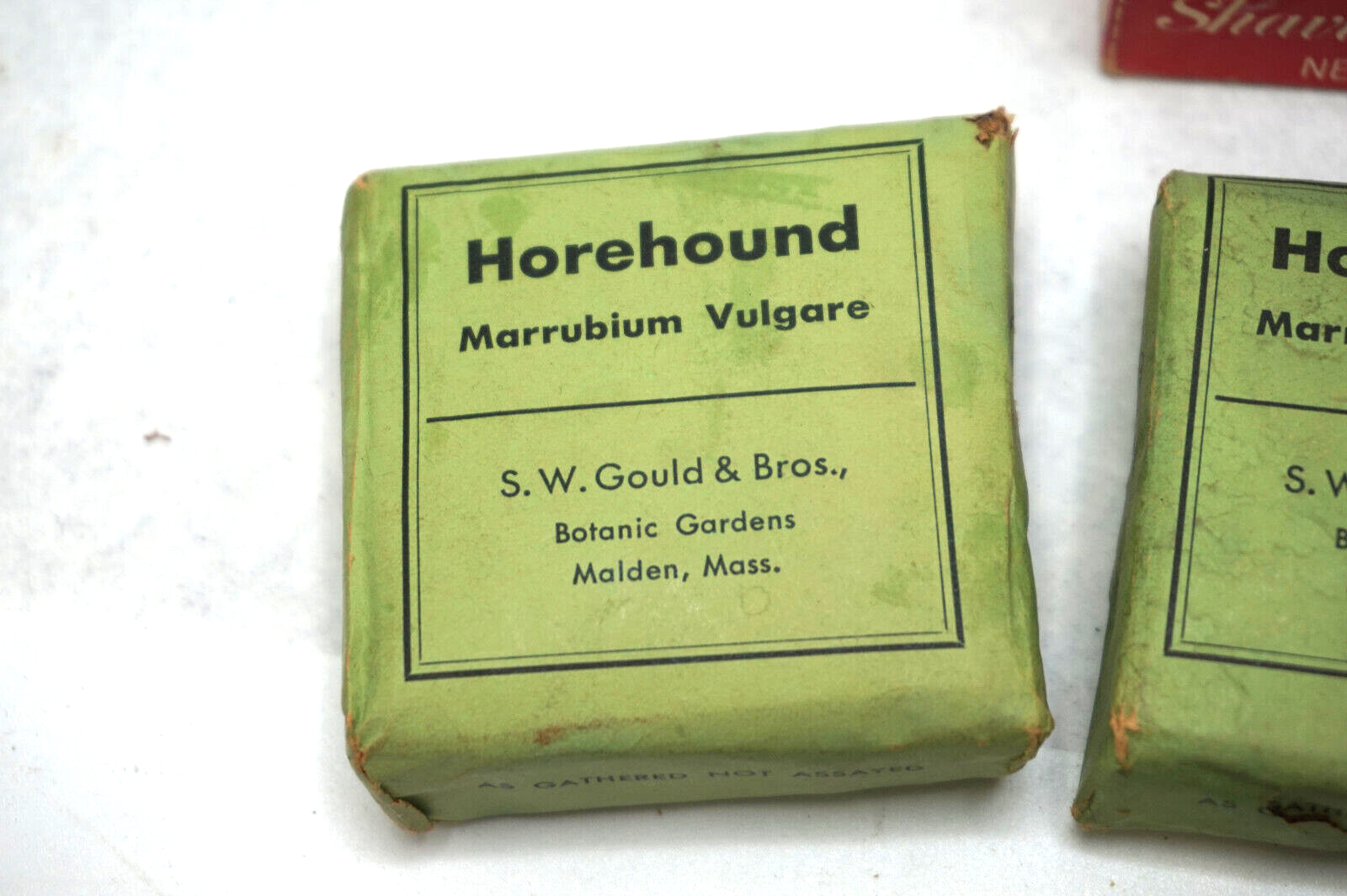 VINTAGE COUNTRY STORE LOT HOREHOUND SPICE HERB DRIED 7PC COLGATE