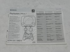Sony PlayStation PS one Instruction MANUAL Console SCPH-101 Booklet ONLY