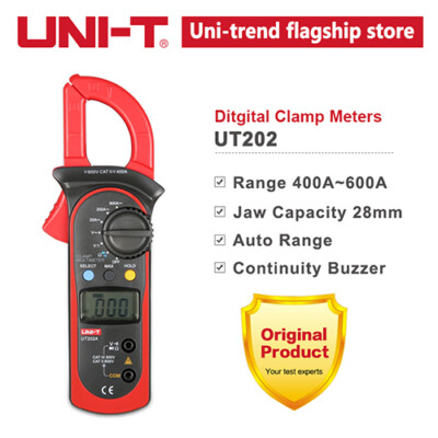 UNIT Digital Clamp Meter Auto Range Pliers Multimeter AC Amp Diode Ohm Tester