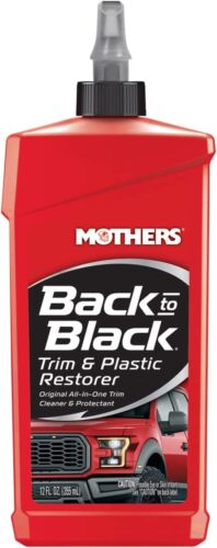 Mothers 06112 Back-to-Black Trim & Plastic Restorer, 12 fl. oz. - Afbeelding 1 van 3