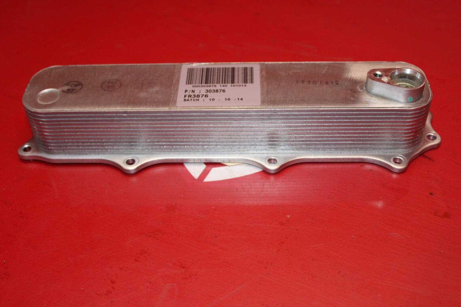 2014-2019 MASERATI GHIBLI M157 OEM F160 ENGINE MOTOR OIL COOLER HEAT EXCHANGER
