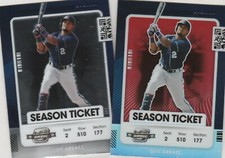 2021 CONTENDERS LUIS ARRAEZ 2B TWINS #10 SEASON TICKET BASE & CHROME HOT! 