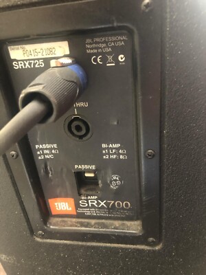 JBL SRX700シリーズ　SRX725 スピーカー 2台セット SRX700 Seriesについて - ヒビノマーケティング Div.