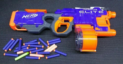 Nerf Hyper Fire Elite Blaster With 25 
