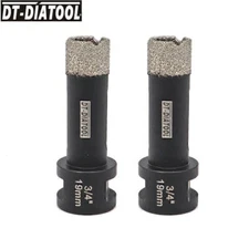 2pcs 19mm Dry Diamond Drilling Bits Ceramic Tile Marble Core Hole Saw Cutters