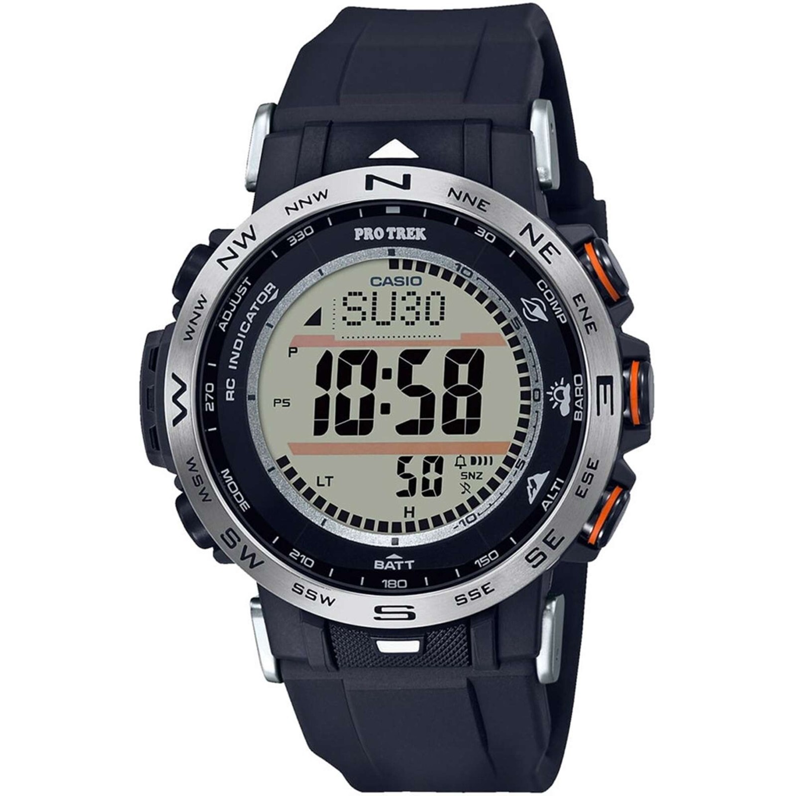 OROLOGIO CASIO PRO TREK - altimetro radiocontrollato PRW-30-1AER
