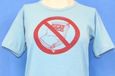 vtg 80s SUGARLESS WEDNESDAY FEBRUARY 1980 NO SUGAR RIB KNIT t-shirt WOMEN'S S