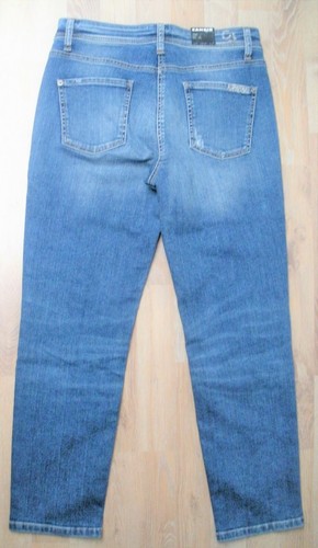 Cambio piper short Jeans Hose 38 blau used Swarovski * Zierstreifen * Logo EDEL - Bild 6 von 9