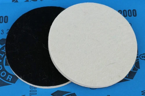 1 Zoll 2 Zoll 3 Zoll 4 Zoll - 7 Zoll Wollfilz Polierscheibe Haken & Schlaufe Pad Scheibe Wachsen - Bild 5 von 6