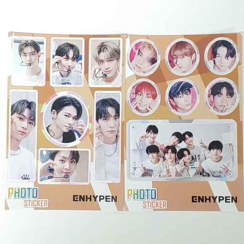 ENHYPEN Photo Sticker 16 pcs Stickers KPOP Korean Pop Star Goods - Picture 6 of 9