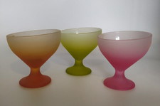 Set 6 Coppette Gelato Frutta Bormioli Colori Misti (2xColore) Vetro Opaco