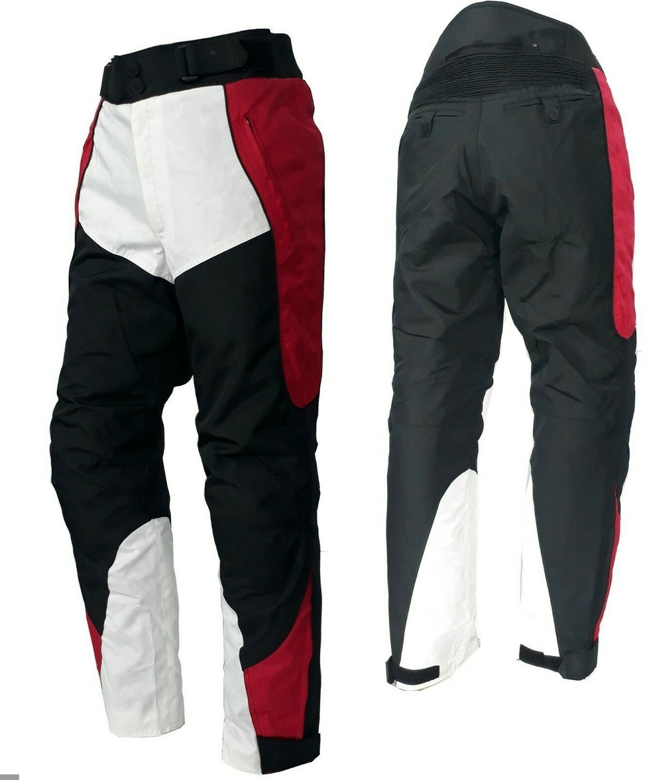 Pantaloni calzoni da per moto impermeabili con protezioni omolog ed imbottitura