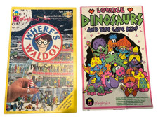 Colorforms Lovable Dinosaurs and the Cave Kids and Where's Waldo Play Set