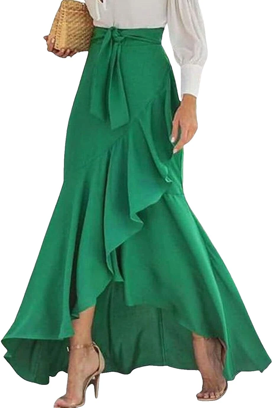 Polyester Maxi Skirts for Women