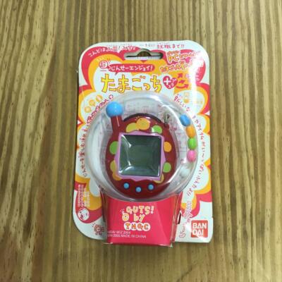 Tamagotchi Plus Version Bead Red Color GUTS Cho Jinsei Enjoy BANDAI Super Life