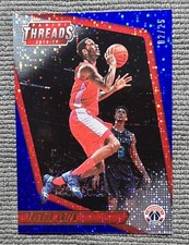 (2)Trevor Ariza 2018-19 Panini Threads Blue Dazzle /25  &amp; Jersey Patch #JS-TAZ