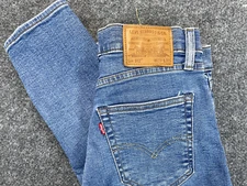 Levi's Lot 512 Jeans Mens 28x30(28x27) Blue Medium Wash