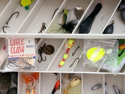 Rare Vintage Fenwick Kangaroo 7.8 Large Tackle Box Loaded With