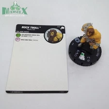 Heroclix The Mighty Thor set Rock Troll #010 Common figure w/card!