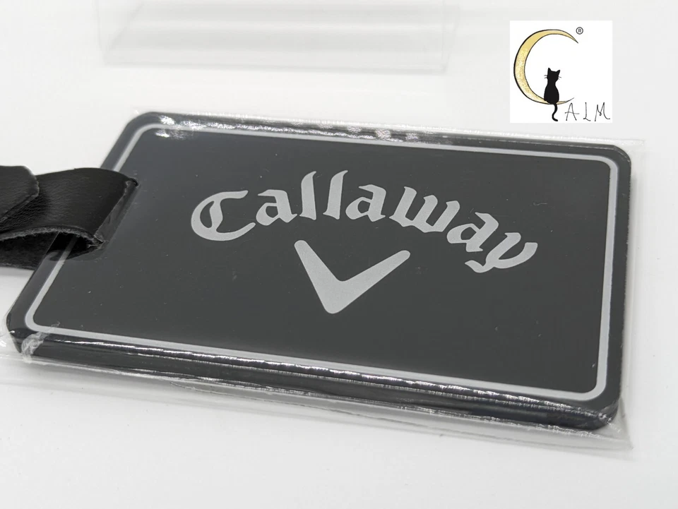 Callaway Golf MAME TAG NT2 NEGRO 15 JM Placa de identificación Etiqueta de nombre Japón Totalmente Nuevo Foto 2 de 4