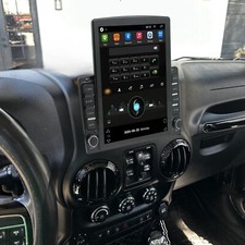 Carplay Car Radio Stereo Android 15 GPS NAV For 2007-2017 Jeep Wrangler JK