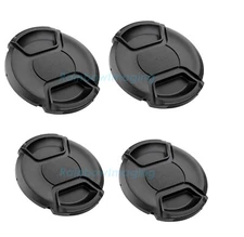 2 x 58mm + 2 x 62mm Snap On Caps for Canon Pentax Olympus Fujifilm Sony Lens