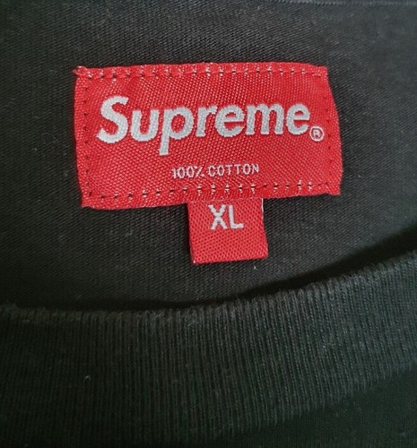 FW20 Supreme Marque Déposée L/S T-Shirt Noir Manches Longues Taille XL T-Shirt - Photo 4 sur 10