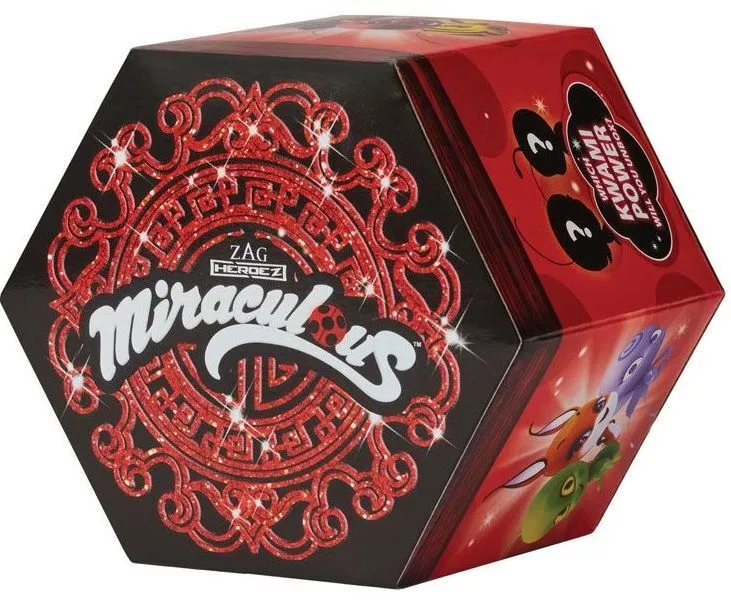 Miraculous Miracle Box Kwami Surprise - Blind Box - One of 6 Characters  (Wayzz, Tikki, Trixx, Plagg, Pollen, Nooroo) - Which Kwami Power Will you  unbox? 