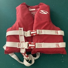Stearns Child Life Jacket Vest. Color Red. For Kids 30-50 Lbs. Great Condition 