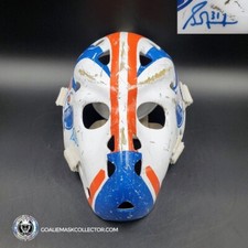 Grant Fuhr Signed Vintage Goalie Mask Autographed '83-'87 Edmonton V2 GW Edition