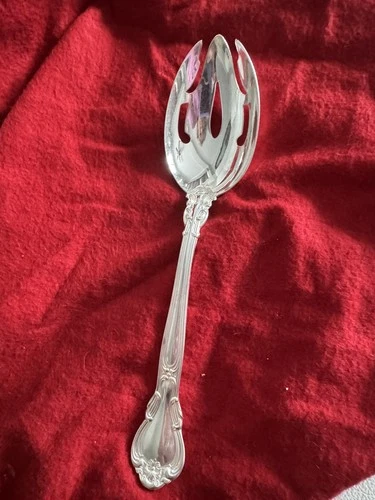 Chantilly by Gorham Sterling Silver Serving Spoon Pierced Original 8 3/8"