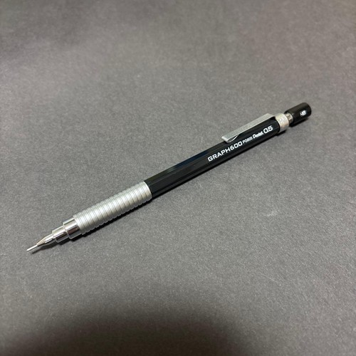 Pentel Graph 600 Black Discontinued Product 0.5Mm Drafting Tool High Precision K