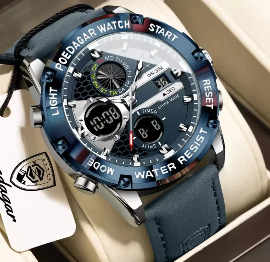 Fashion Man Watch Waterproof Electronic Luxury Men's Watches